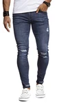 Leif Nelson Herren Hose Slim Fit Jeans LN9145 Blau/Grau/Weiß/Schwarz (LN9145 W32L32)