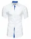 Kayhan Herren Kurzarm Hemd Florida White/Blue M