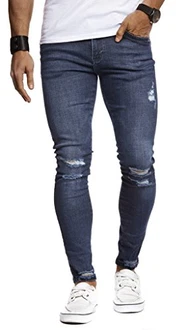 Leif Nelson Herren Hose Slim Fit Jeans LN9145 blau/grau/weiß/schwarz/dunkel blau (LN9145)