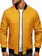 BOLF Herren Bomberjacke Übergangsjacke Steppjacke Sportjacke Stehkragen Reißverschluss Zip Casual Sport Street Style Nature 6115 Camel M [4D4]