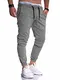 REHYPE Herren Chino-Jogger Low Crotch Jeans Hose Jogginghose H-550 Grau W32