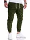 REHYPE Herren Chino-Jogger Low Crotch Jeans Hose Jogginghose H-550 Khaki W31