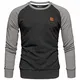Amaci&Sons Herren Basic College Sweatjacke Pullover Hoodie Sweatshirt 4050 Schwarz/Anthrazit M