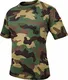 Bundeswehr Tropen T-Shirt mit Deutschlandfahnen und Klettstreifen Farbe Woodland Größe 6 = M
