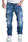 Amaci&Sons Herren Jeans Regular Straight Fit Destroyed 7984 Style KANSAS Hellblau Amaci&Sons Herren Jeans Regular Straight Fit Destroyed 7984 Style KANSAS Hellblau