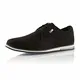 Fusskleidung® Herren Business Schuhe Casual Sneaker leichte Turnschuhe Schwarz EU 43