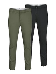 Herren Jjimarco Jjdave Sa 2 Pack Hose, Schwarz, 27W / 32L EU