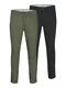 JACK & JONES Herren Jjimarco Jjdave Sa 2 Pack Hose, Schwarz, 27W / 32L EU