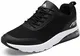 Mishansha Laufschuhe Schwarz Mit Dämpfung Herren Turnschuhe Leicht Sportschuhe Atmungsaktiv Running Outdoor für männer gr.43