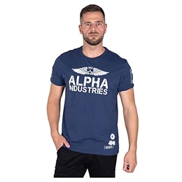 Herren Rebel T Kurzarm Shirt, New Navy, M