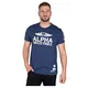 ALPHA INDUSTRIES Herren Rebel T Kurzarm Shirt, New Navy, M