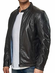 Tazzio Jacke Lederjacke 19707 Schwarz (19707)