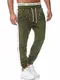 OneRedox Herren Jogging Hose Jogger Streetwear Sporthose Modell 1313 (M, Grün)