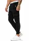 OneRedox Herren Jogging Hose Jogger Streetwear Sporthose Modell 1213 (M, Schwarz)