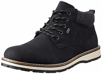Rieker Herren Schnürhalbschuhe 38419 schwarz