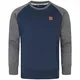 Amaci&Sons Herren Basic College Sweatjacke Pullover Hoodie Sweatshirt 4050 Navyblau/Anthrazit M