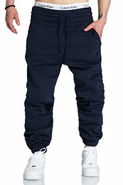 Herren Baggy Sporthose Trainingshose Jogginghose Sweatpants Jogger 2017 Navyblau M