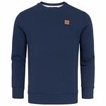 Amaci&Sons Herren Basic College Sweatjacke Pullover Hoodie Sweatshirt (4056) Navyblau