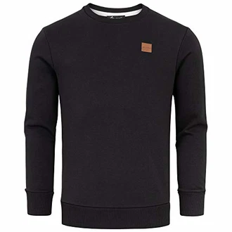 Amaci&Sons Herren Basic College Sweatjacke Pullover Hoodie Sweatshirt (4056) Schwarz Amaci&Sons Herren Basic College Sweatjacke Pullover Hoodie Sweatshirt (4056) Schwarz