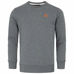 Amaci&Sons Herren Basic College Sweatjacke Pullover Hoodie Sweatshirt 4056 Dunkelgrau M