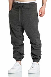 Herren Baggy Sporthose Trainingshose Jogginghose Sweatpants Jogger 2017 Dunkelgrau M