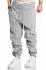 Amaci&Sons Herren Baggy Sporthose Trainingshose Jogginghose Sweatpants Jogger 2017 Hellgrau M
