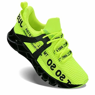 Wonesion Herren Fitness Laufschuhe Atmungsaktiv Rutschfeste Mode Sneaker Sportschuhe Grün Wonesion Herren Fitness Laufschuhe Atmungsaktiv Rutschfeste Mode Sneaker Sportschuhe Grün