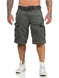 Herren Cargo Shorts Take Off 7 Charcoal W32