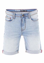 Riverso Herren Jeans Shorts RIVUdo Regular Fit Denim Short Jeansshorts Grau/Hellblau/Blau/Light Blue Denim