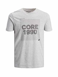 Herren T-Shirt Jco Tobie Tee - Slim-Fit in Rundhals und Kurzarm, Größe:M, Farbe:Grau