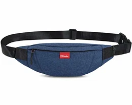 HRainbow wasserdichte Bauchtasche Gürteltasche für Damen und Herren Sport Hüfttasche Damen Herren für Reise Sport Running(Blau)