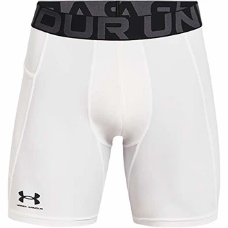 Under Armour UA RIVAL TERRY JOGGER / UA HG ARMOUR SHORTS White/Black Under Armour UA RIVAL TERRY JOGGER / UA HG ARMOUR SHORTS White/Black