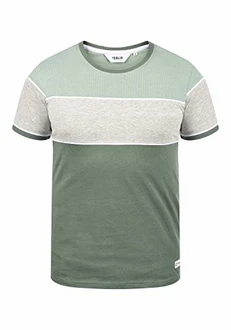 !Solid Cody Herren T-Shirt Kurzarm Shirt mit Streifen und Rundhalsausschnitt (1991)