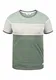 !Solid Cody Herren T-Shirt Kurzarm Shirt mit Streifen und Rundhalsausschnitt aus 100% Baumwolle, Größe:M, Farbe:Duck Green (793776)