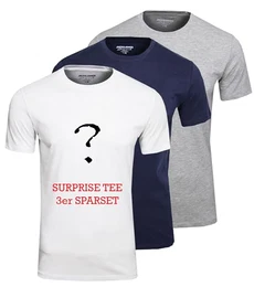 Herren T-Shirt Surprise Tee 3er Crew Neck, M