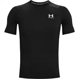 Herren UA HG Armour Comp SS, kurzärmliges Funktionsshirt, schnelltrocknendes T-Shirt mit Kompressionspassform