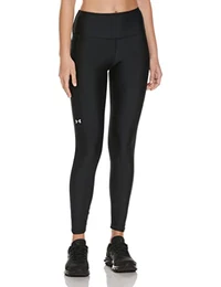 Damen HG Armour Hirise leichte Sport Leggings komfortable Sporthose f r Frauen, Schwarz (001)/Weiß, M EU