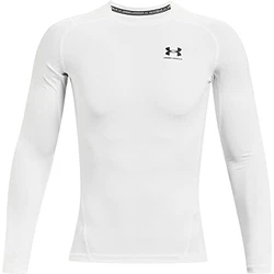 Under Armour HeatGear Armour Comp LS Funktionsshirt White/Black