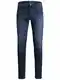 Herren Jack & Jones Slim Fit Jeans Glenn Skinny Tapered JJI Glenn ORIGINAL AM, Farben:Dunkelblau, Größe Jeans:32W / 32L