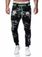OneRedox Herren Jogginghose Sporthose Männer Trainingshose Sweatpants 601 Schwarzcamo-grün M