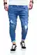 behype. Herren Destroyed Jeans-Hose 80-3496 (32/32, Hellblau)