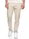 Indicode Herren Bryne Stoffhose aus Baumwolle & Leinen   Herrenhose Freizeithose Männer Fog M