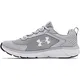 Under Armour Herren UA Charged Assert 9, atmungsaktive Laufschuhe, leichte Sportschuhe , Mod Gray White White , 41 EU