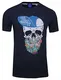 JACK & JONES Herren T-Shirt JORsunskull Tee SS Crew Neck Skull Print, (total Eclipse,M)