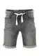 riverso Herren Jeans Shorts RIVPaul Kurze Hose Sommer Bermuda Stretch Denim Short Sweathose Baumwolle Grau Blau Dunkelblau w30 - w42, Größe:W 40, Farbe:Grey Denim (G37)