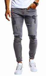 Leif Nelson Herren Jeans Hose Slim Fit Denim LN9150 Blau/Schwarz/Weiß/Grau (LN9150)