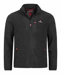 Höhenhorn Eigler Herren Fleece Jacke Full Zip Schwarz (1020)