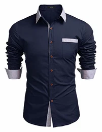 Business Hemd Herren Langarm Regular fit langarmhemd männer Buegelleicht herrenhemd