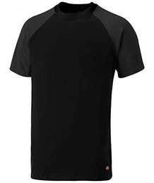 Herren Temp Iq Two-Tone T-Shirt, Black/Grey, M