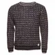 ICEWEAR Íslendingur Herrenpullover aus 100% Wolle   Dezentes Muster und Rundhalsausschnitt   Entworfen in Island